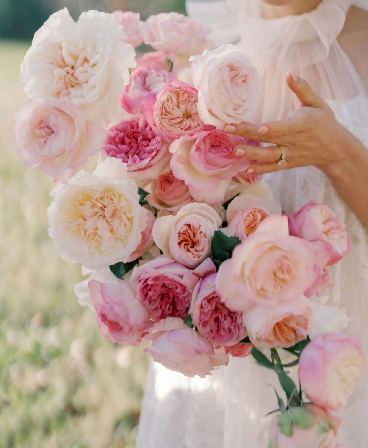 Two hundred and eleven autumn-toned roses in a large arrangement